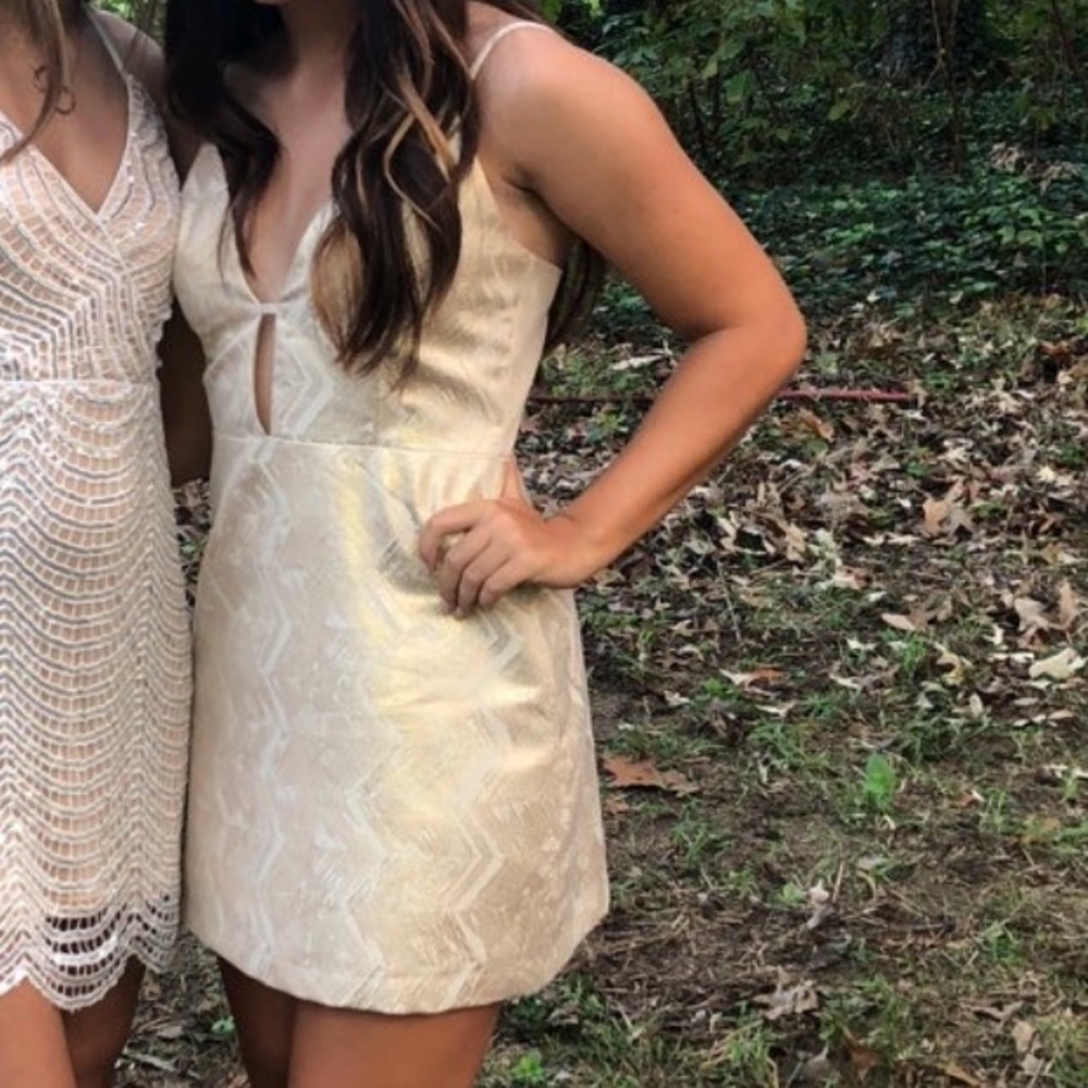 ShowPo Gold Mini Dress